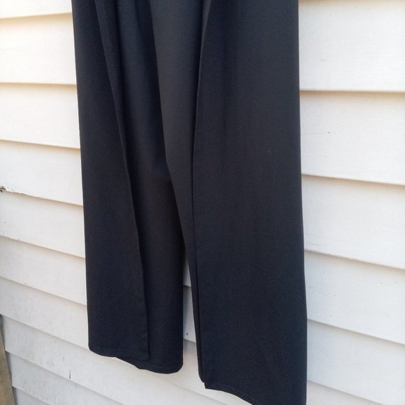 Halara High Waisted Tie Front Hem Palazzo Wide Leg Flowy Casual Pants - Picture 7 of 16